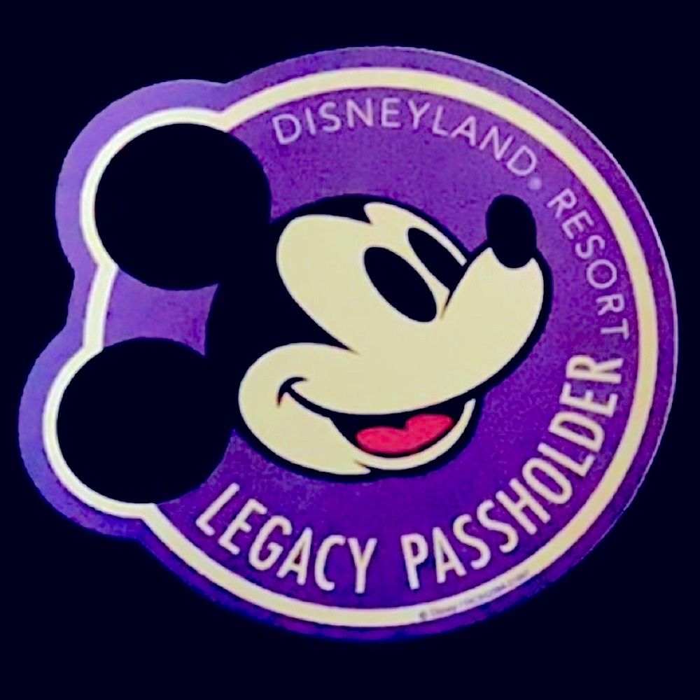 Retired- Disneyland Legacy Passholder Magnet